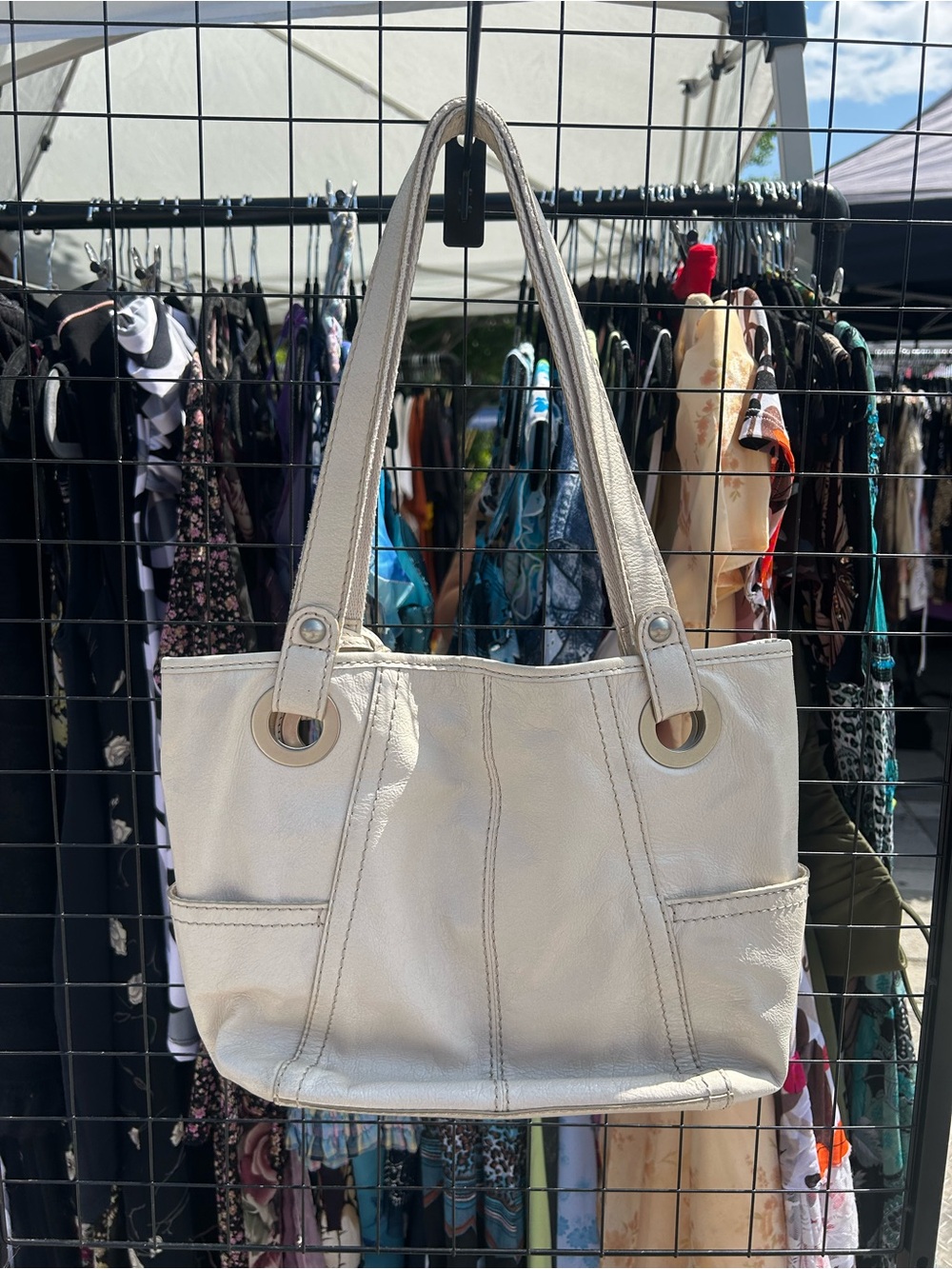Fossil leather tote - Picture 4 of 8